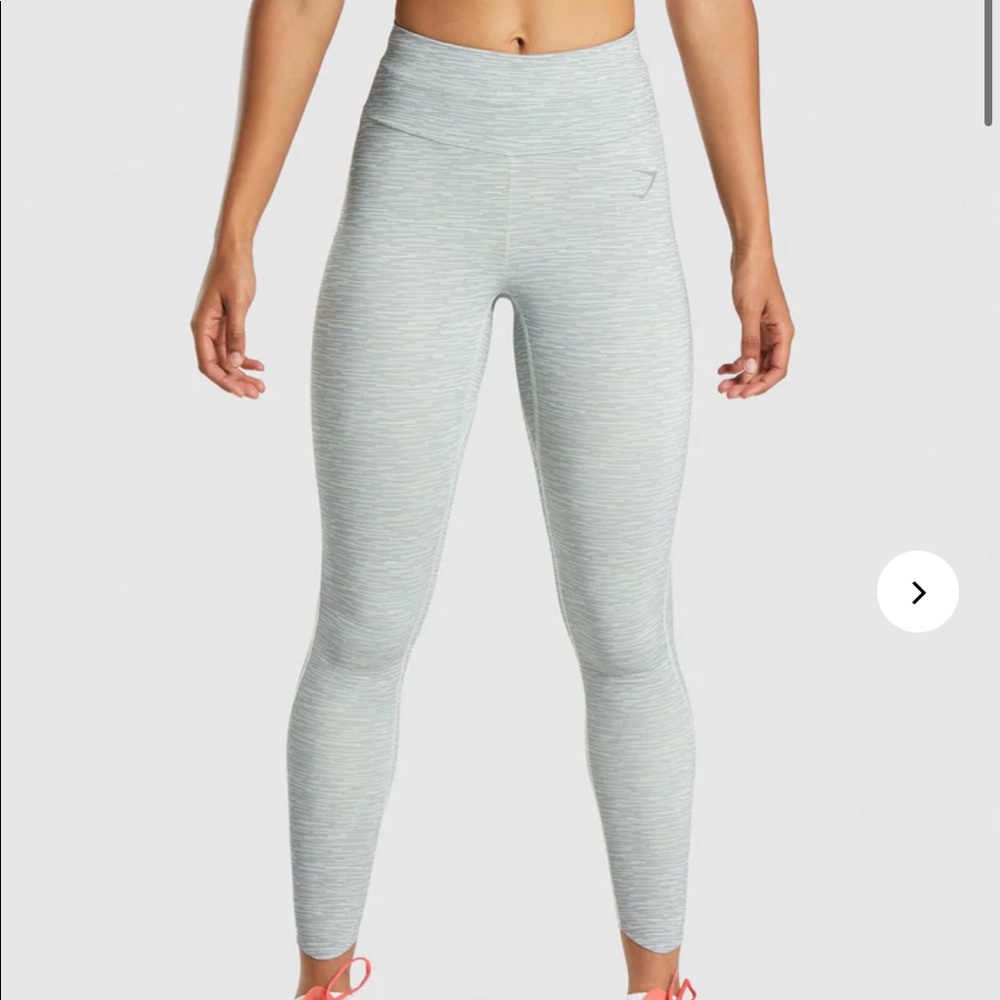 Speed Leggings Smokey Gray/Green Print